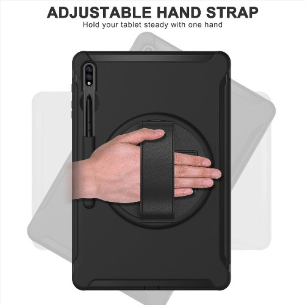 SAHARA - Raider Series Heavy Duty Hand Strap Case - Galaxy Tab S7 FE