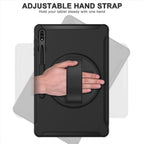 SAHARA - Raider Series Heavy Duty Hand Strap Case - Galaxy Tab S7 FE