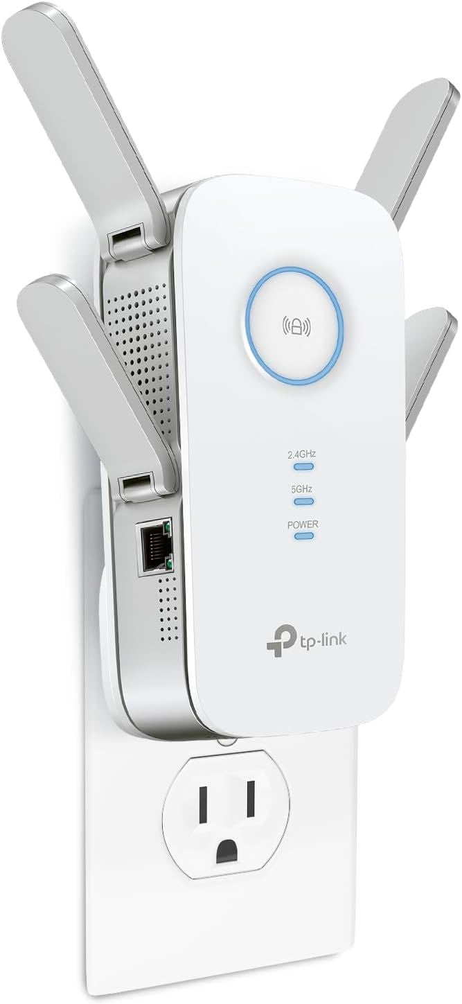 WiFi Extender(RE650), Up to 2600Mbps, Dual Band WiFi Range Extender, Gigabit Port, Internet Booster, Repeater, Access Point,4x4 MU-MIMO