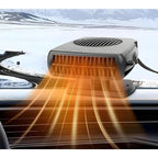 2pcs car heaters, 150W 12V portable car heater, insertable cigarette lighter, 360 ° rotatable 2-in-1 quick heating and cooling mode