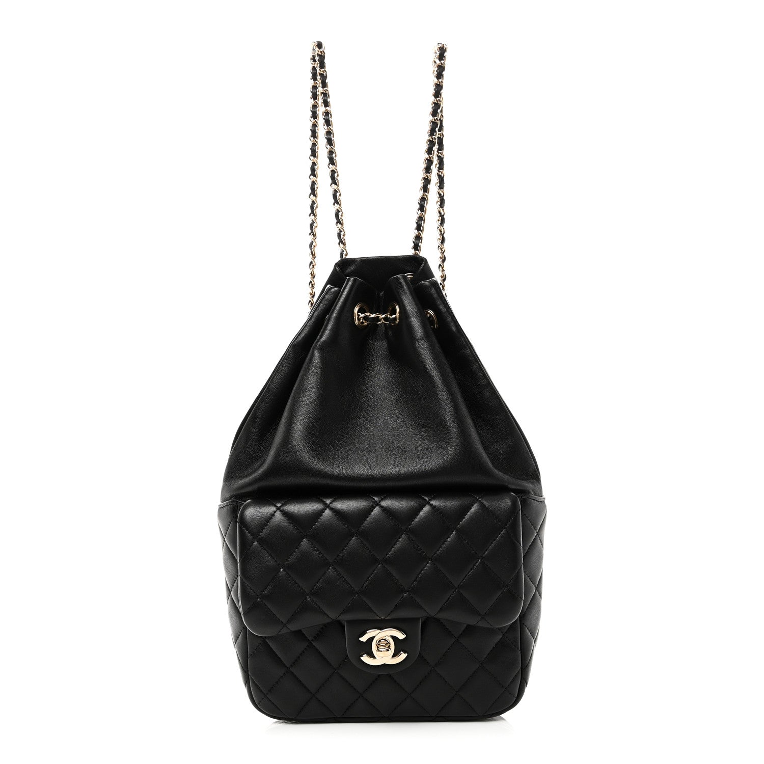 Lambskin Quilted Small In Seoul Backpack Black