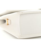 Smooth Calfskin Long Le Grand Bambino Clutch White
