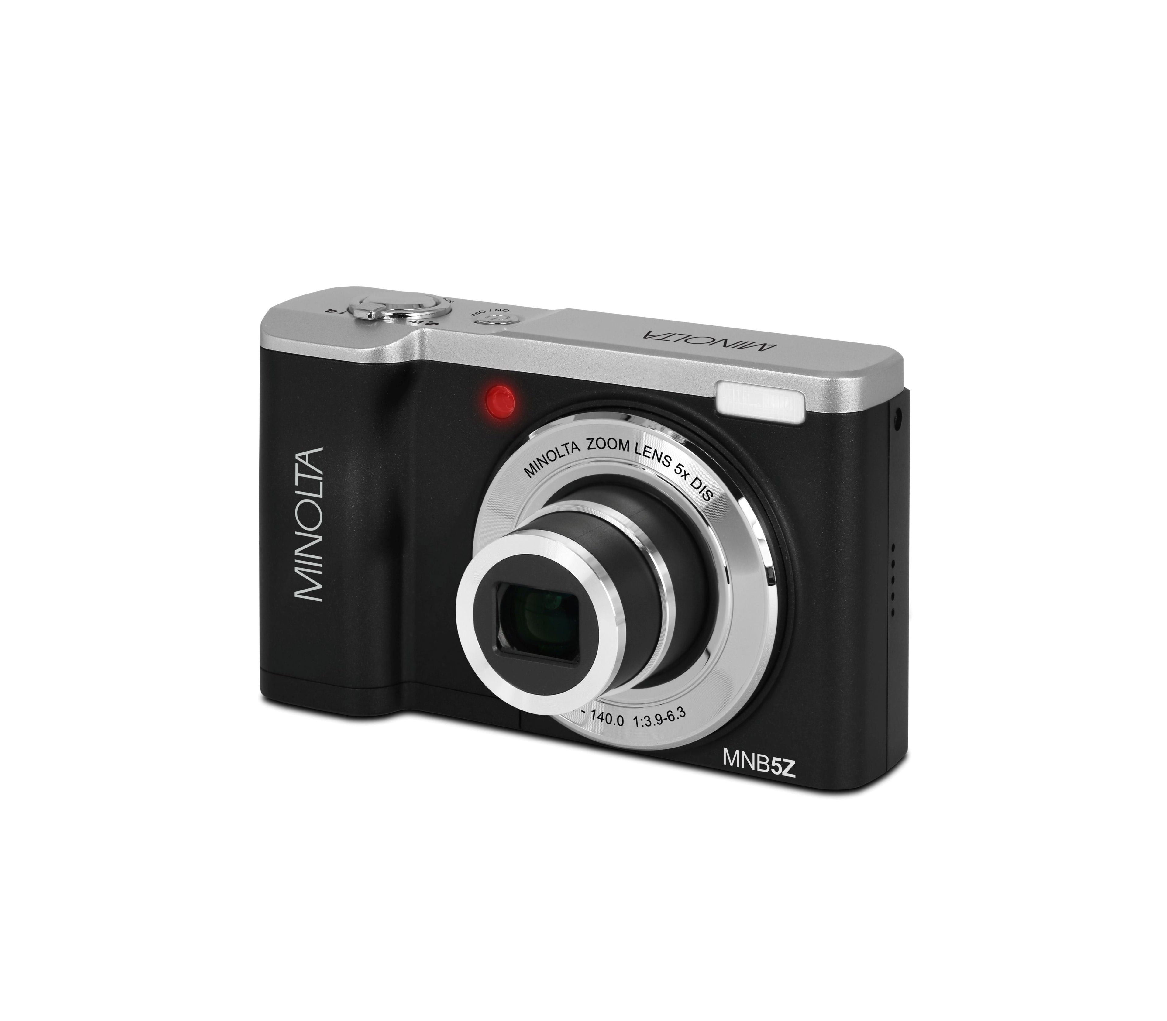 MINOLTA MNB5Z 48 MP / 5K Ultra HD Dual Lens Camera w/5x Optical Zoom