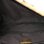 Shearling Vitello Dolce Macro FF 1974 Baguette Tobacco Black