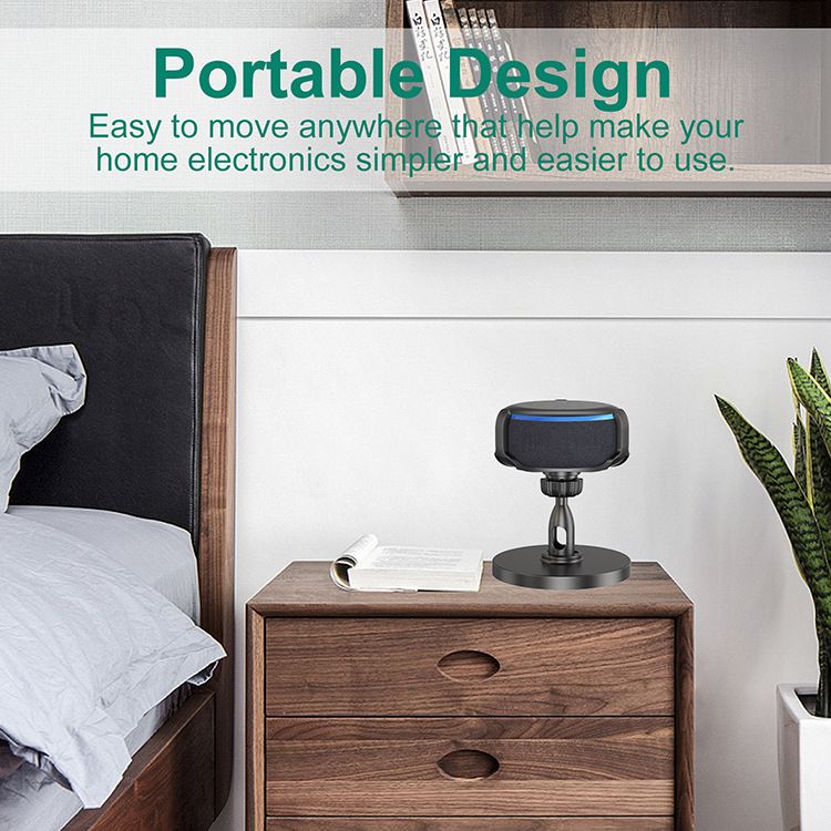 Echo Dot 3rd Desktop Stand 360 ° Adjustable Smart Home Speaker Accessories Rack