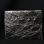 Metallic Calfskin Medium Voyou Bag Silver