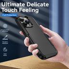 Entronix Bundle Compatible with iPhone 11 - Soft-Touch Dual-Layer Case & 1 Clear Screen Protector