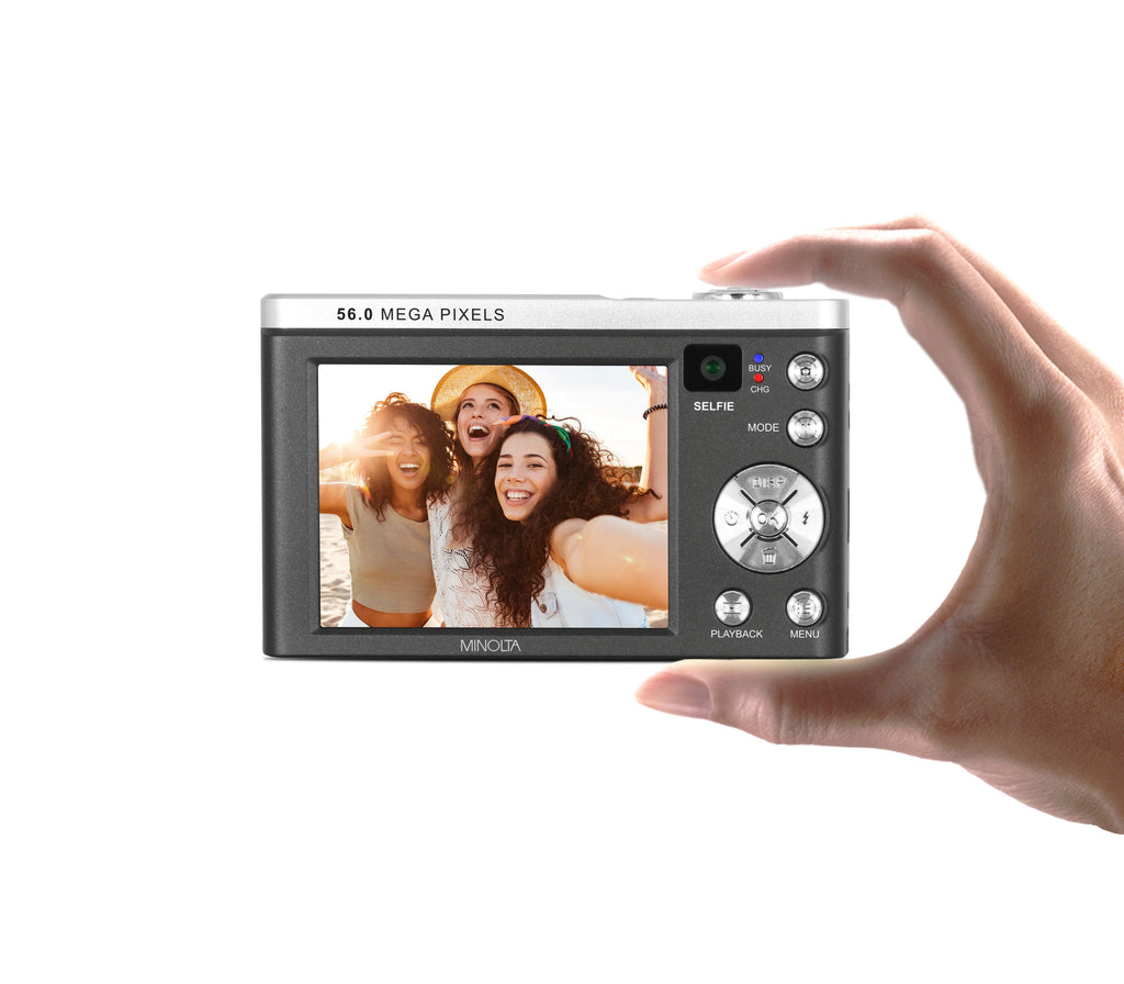MINOLTA MNB5Z 48 MP / 5K Ultra HD Dual Lens Camera w/5x Optical Zoom