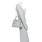 Epsom Kelly Sellier 28 Bleu Glacier