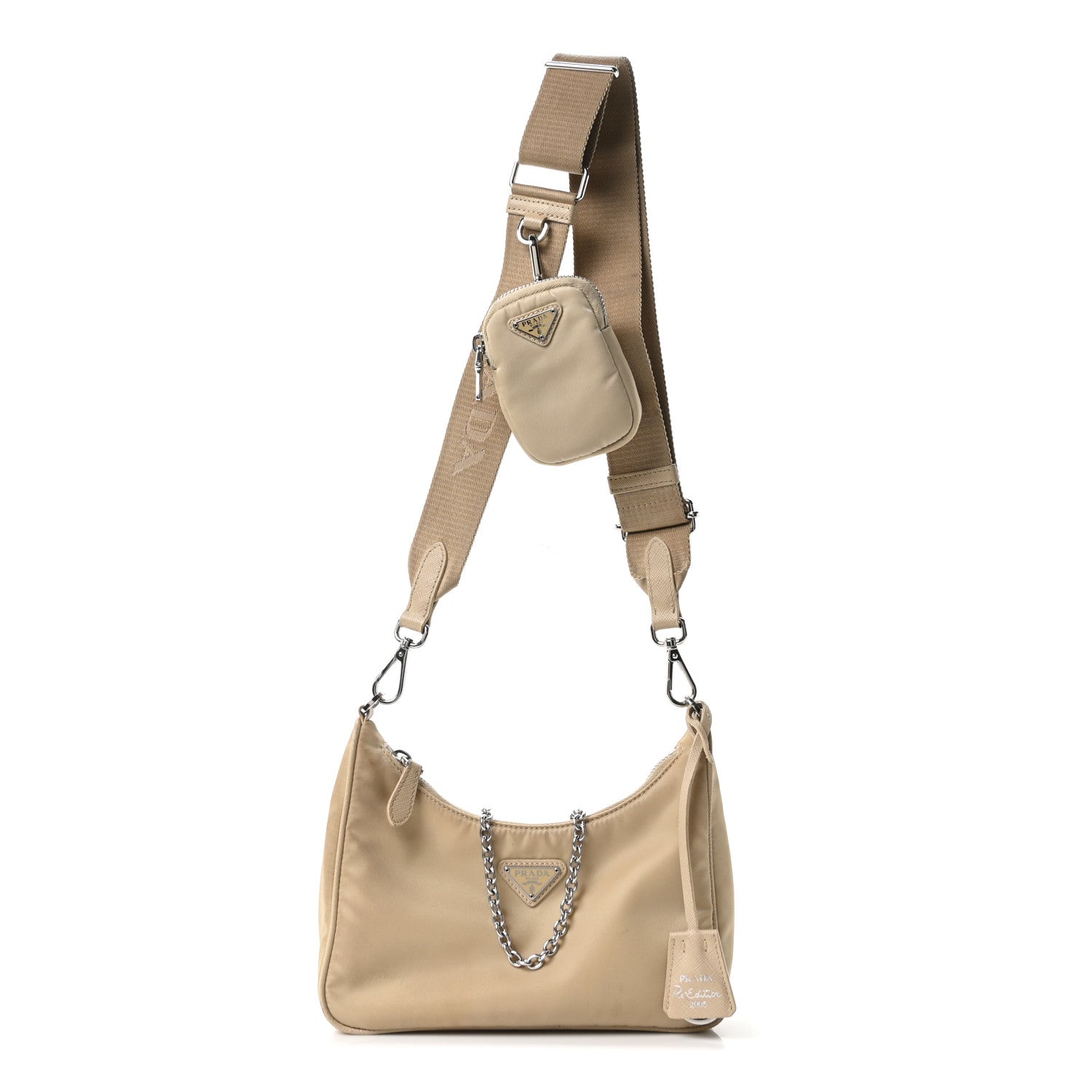 Nylon Re-Edition 2005 Shoulder Bag Deserto