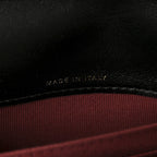 Lambskin Quilted CC Pearl Enamel Clutch on Chain WOC Black