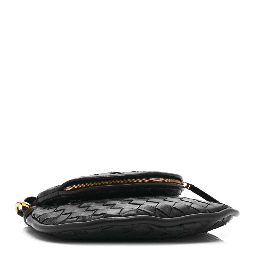 Nappa Intrecciato Small Gemelli Black