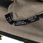 Calfskin Quilted Stam Dark Grey