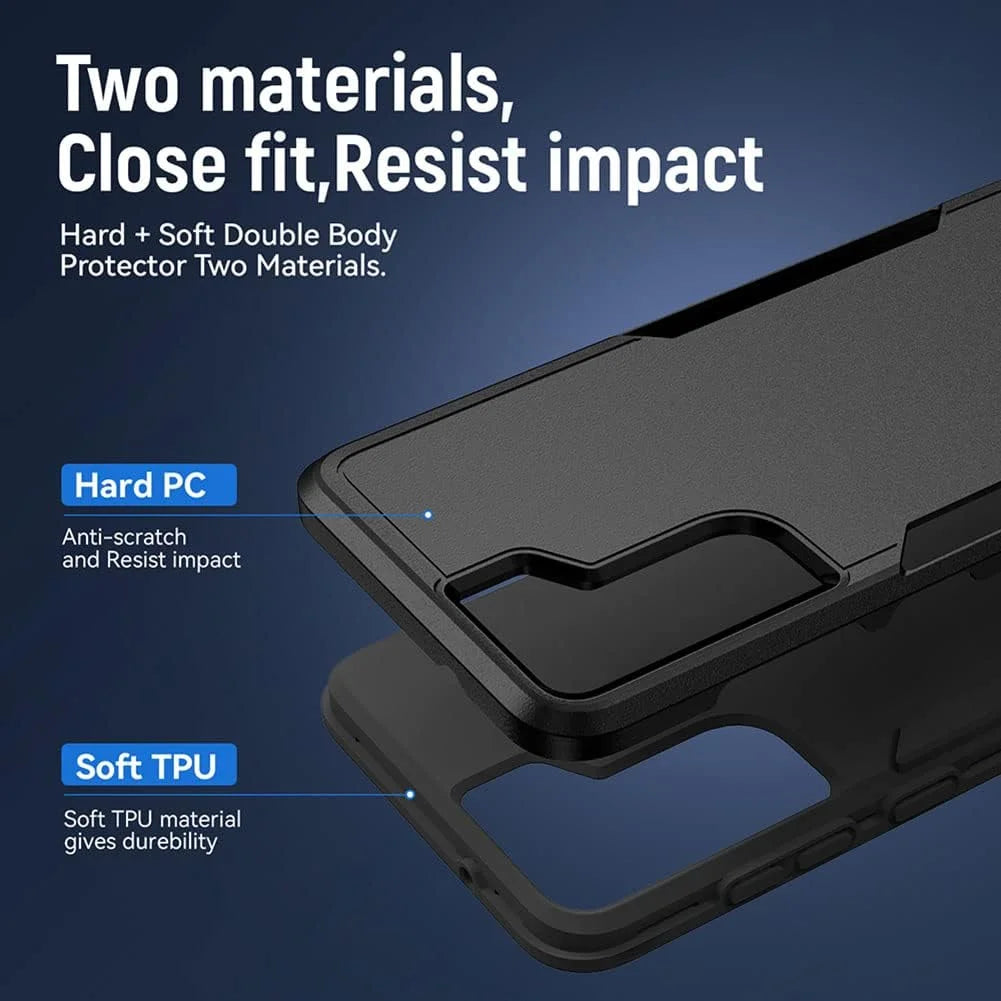 Entronix Case Compatible with Galaxy S25 Plus - Soft-Touch Dual-Layer Sleek Cover