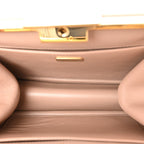 Saffiano City Calf Light Frame Bag Cammeo