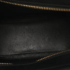 Drummed Calfskin Nubuck Nano Tri-Color Luggage Stone Blue Black