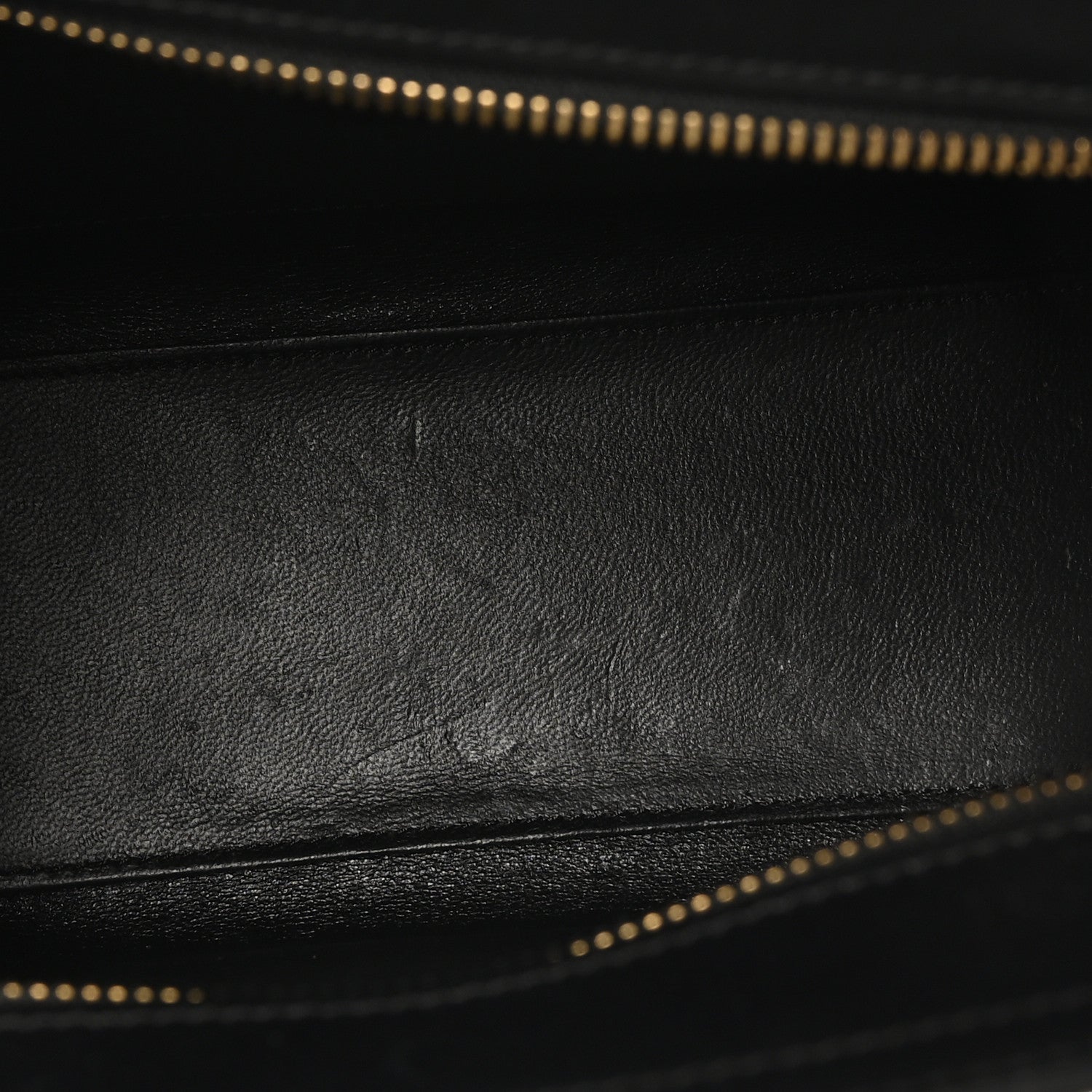 Drummed Calfskin Nubuck Nano Tri-Color Luggage Stone Blue Black