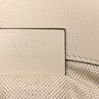 Azalea Calfskin Web Mini Horsebit 1955 Shoulder Bag Mystic White