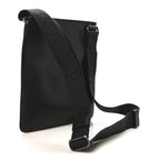 Stamped Calfskin Crossbody Bag Brown