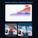 Cellphone Radiator Light Detachable Gaming Live Streaming Cooling Fan Accessorie
