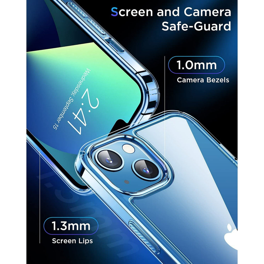 Entronix Case Compatible with iPhone 15 Plus - [Hard Back] Slim Clear
