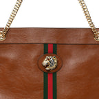 Calfskin Large Rajah Chain Tote Cuir