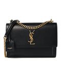 Calfskin Medium Monogram Sunset Black