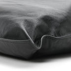Calfskin Flat Drawstring Tote Black