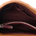 Caviar Quilted Medium Coco Handle Flap Camel