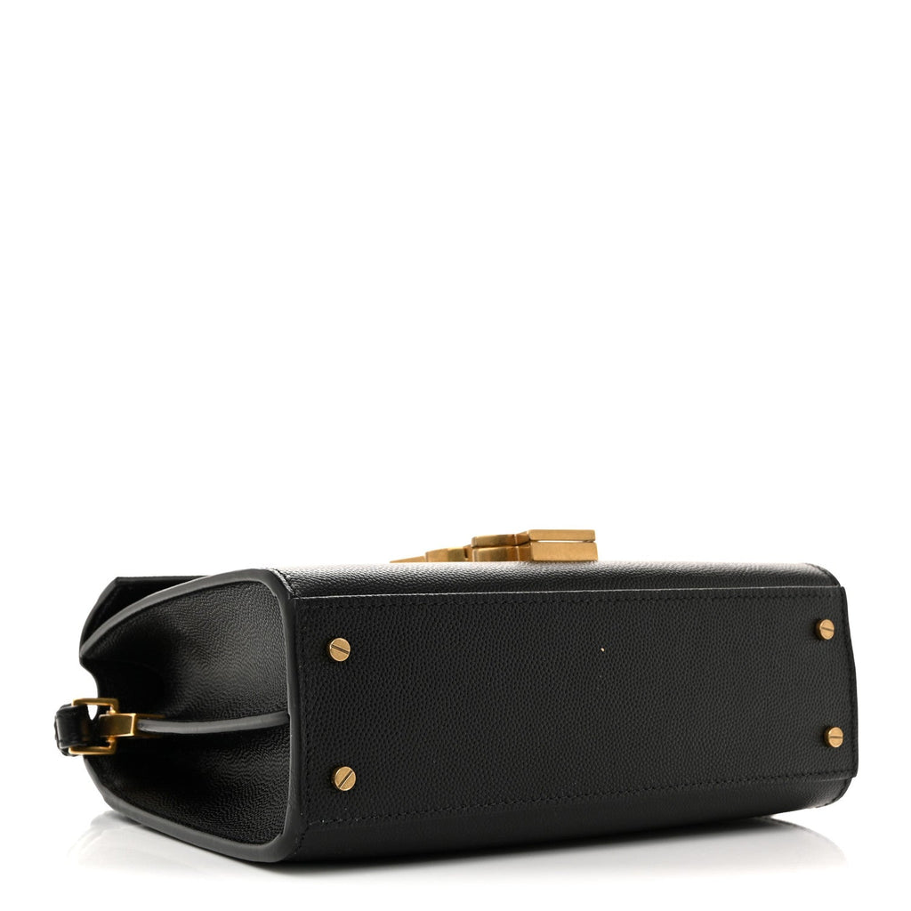 Grain de Poudre Mini Classic Monogram Cassandra Top Handle Black