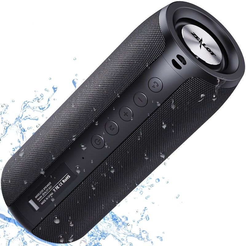 Powerful Wireless Speaker Bass; Wireless Portable Subwoofer IPX5 Waterproof 10W Sound Box Support TF U Disk AUX For Home & Outdoor Party