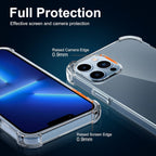 Entronix Case Compatible with iPhone 13 Pro Max - [Flexible] TPU Clear