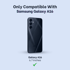 Entronix Anti-Spy Privacy Screen Protector Compatible with Galaxy A16 - 2-Piece Combo