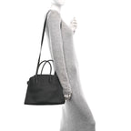 Matte Grained Calfskin Soft Margaux 12 Marine