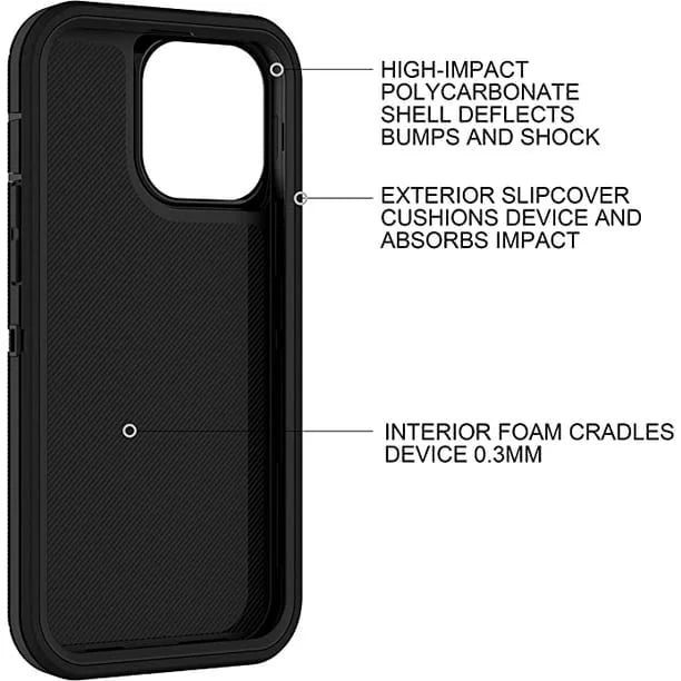 Entronix Case Compatible with iPhone 16 Plus - Triple-Layer Heavy Duty Protection