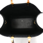Vitello King Plexiglass Medium Fendi Sunshine Shopper Tote Black
