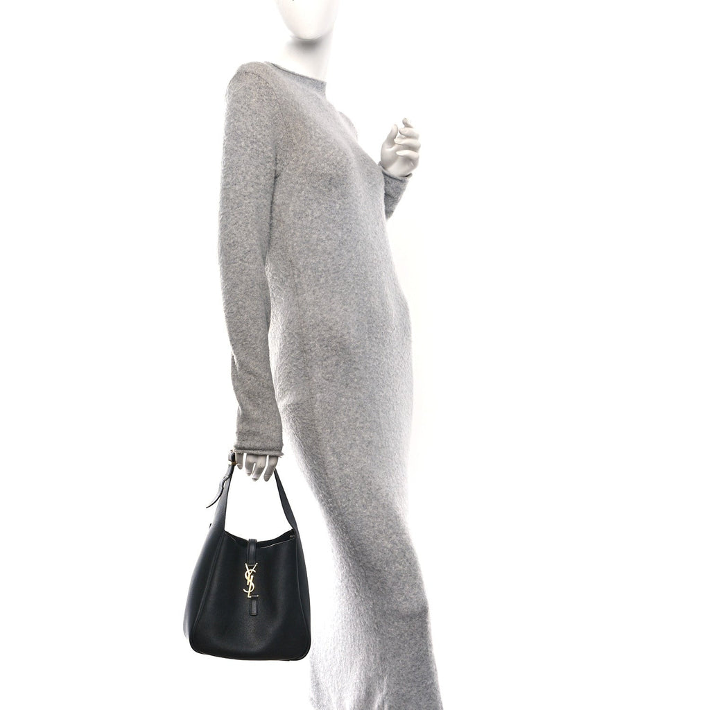 Smooth Calfskin Small Le 5 A 7 Soft Hobo Black