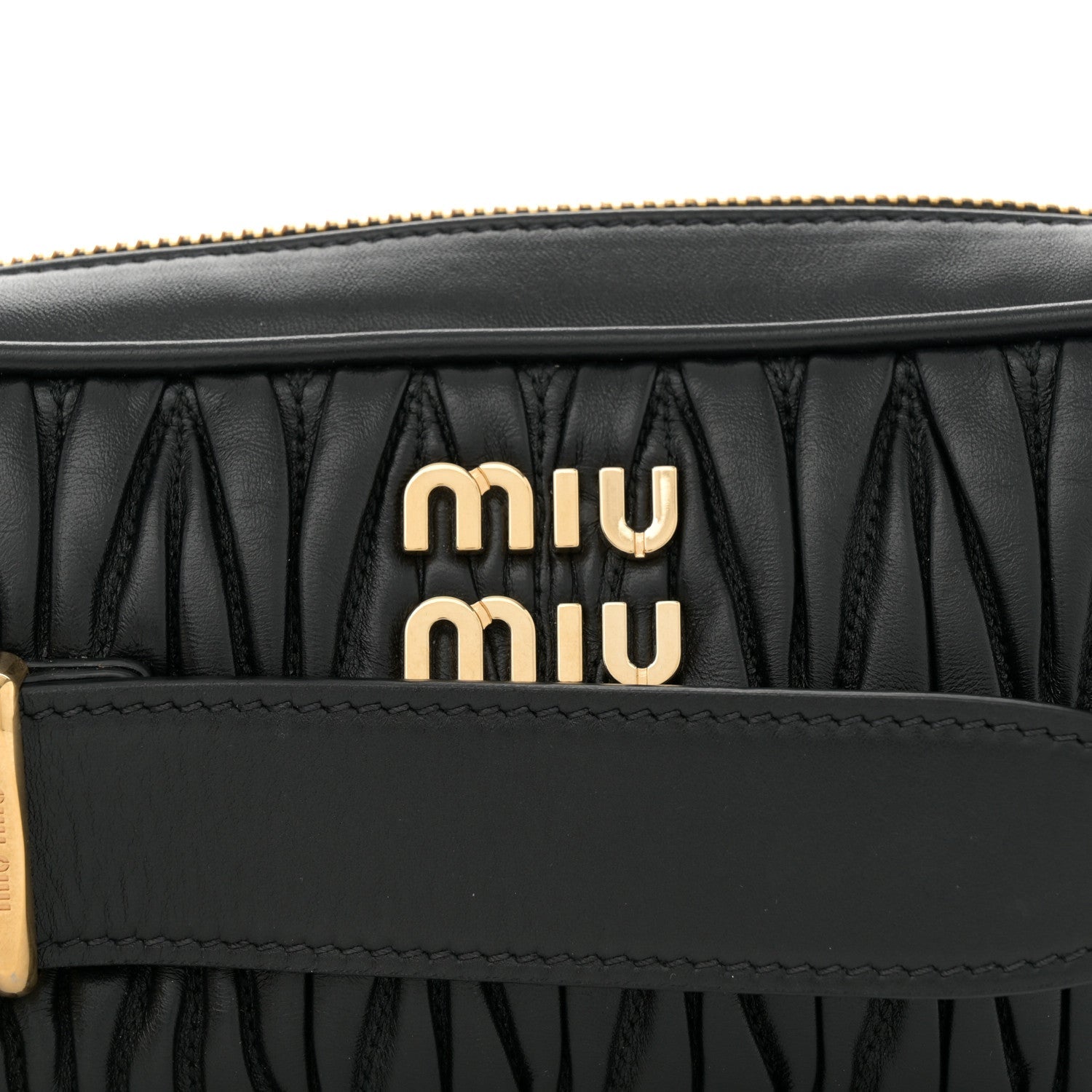 Nappa Matelasse Business Clutch Black
