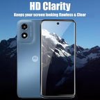 SAHARA - ZeroDamage Ultra Strong Tempered Glass Screen Protector (2-Pack) - Motorola G Play (2024)