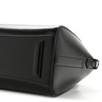 Shiny Lord Calfskin Mini Antigona Black