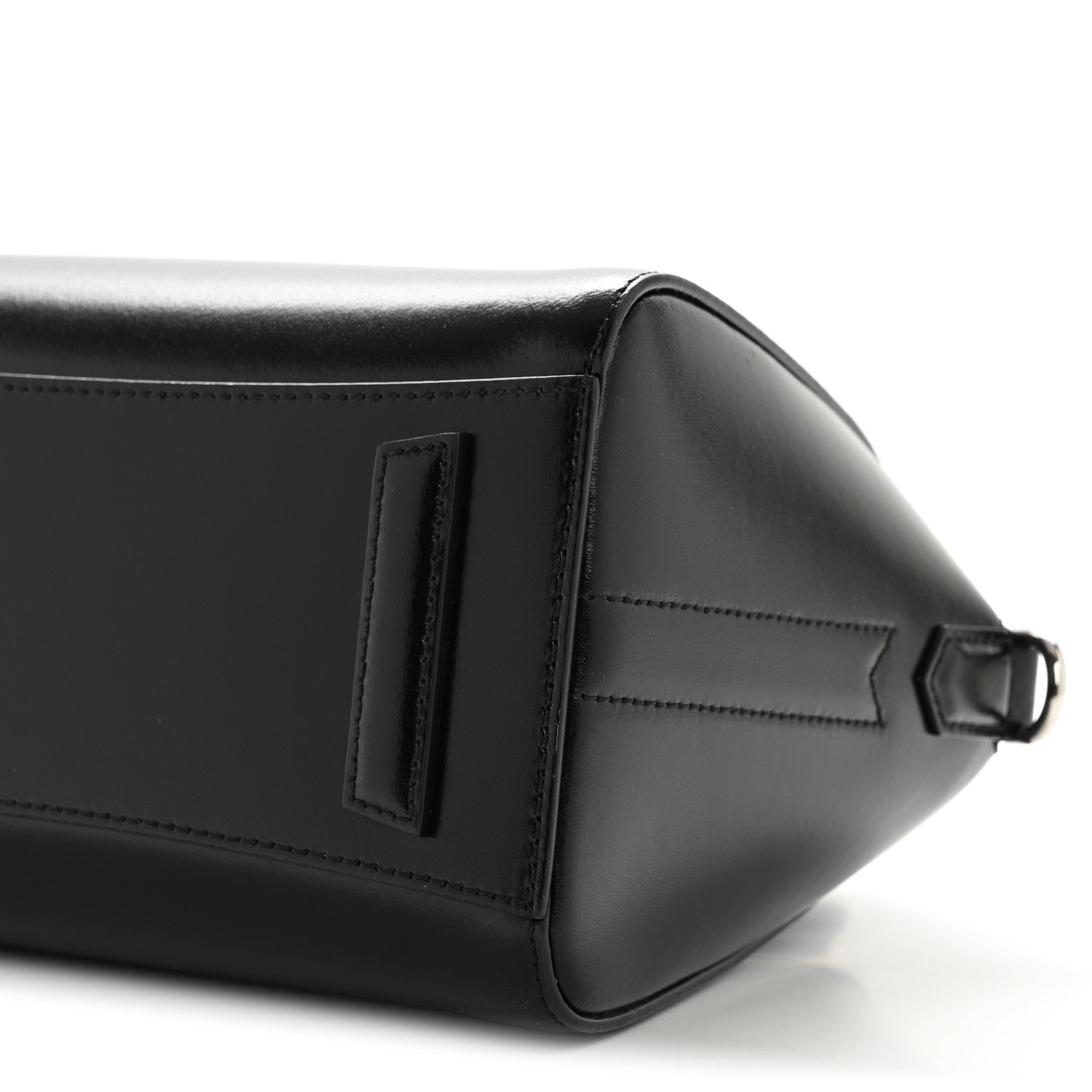 Shiny Lord Calfskin Mini Antigona Black
