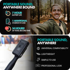 Movo WMX-2 Wireless Lav Mic System with Mic Handle