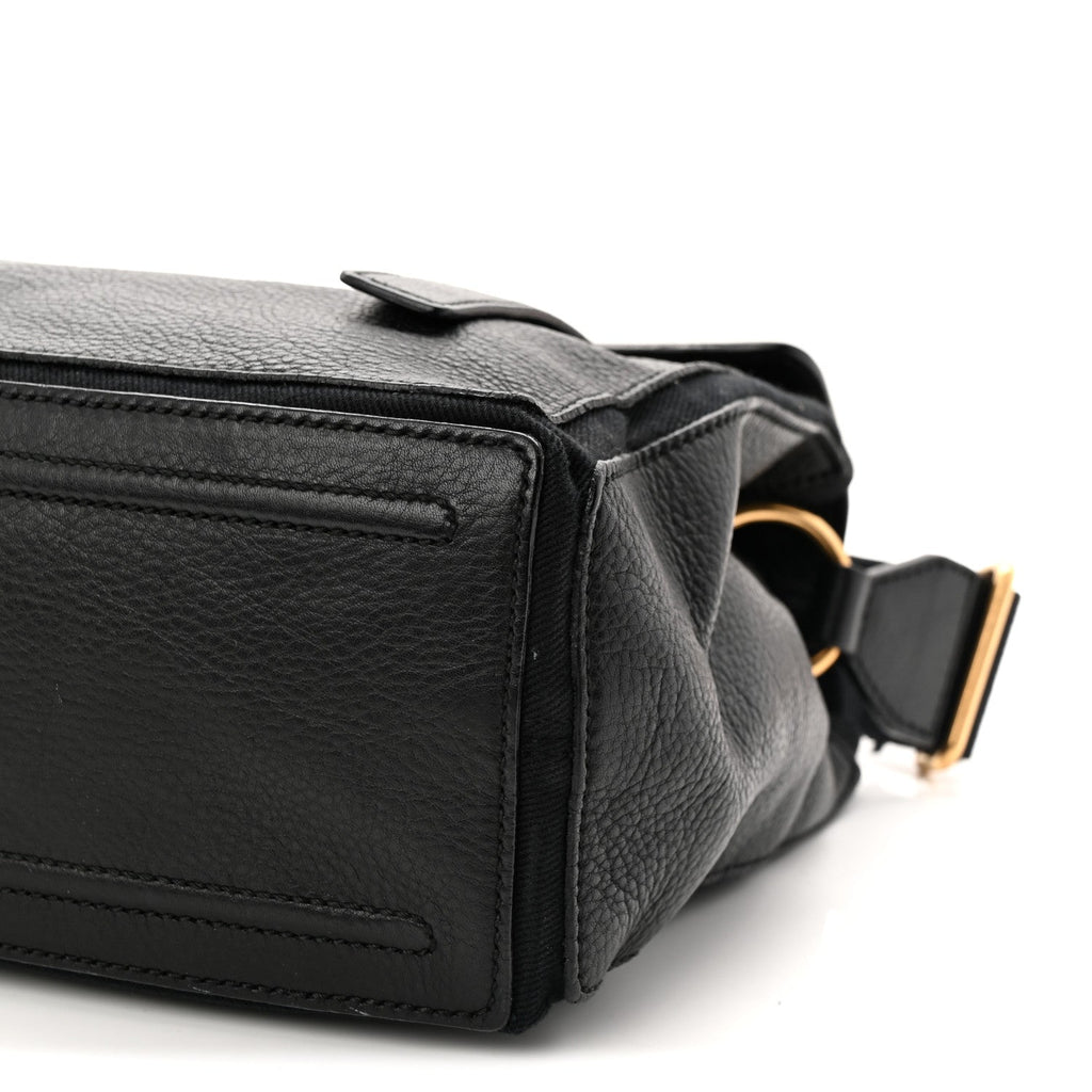 Calfskin Muse Two Messenger Black