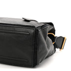 Calfskin Muse Two Messenger Black