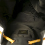 Canvas Gabardine Bucket Bag Oliva Giallo