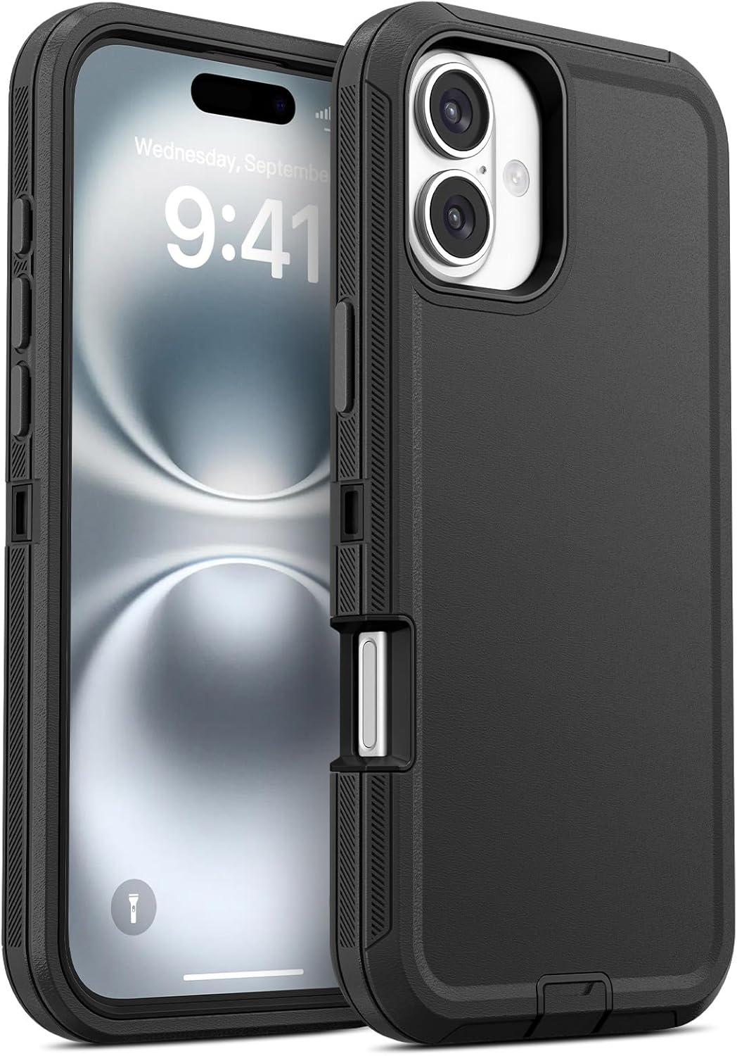 Entronix Case Compatible with iPhone 16 - Triple-Layer Heavy Duty Protection