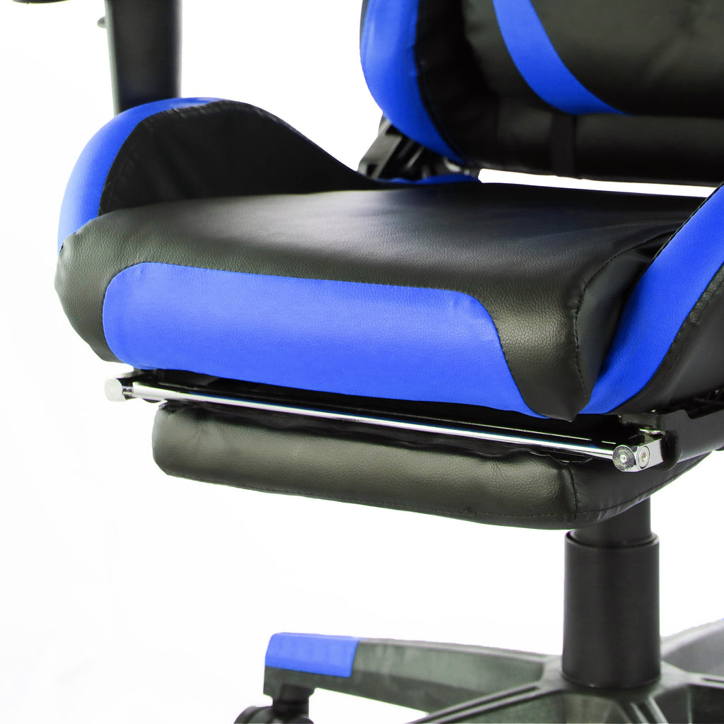 Gaming Chair in Black and Blue