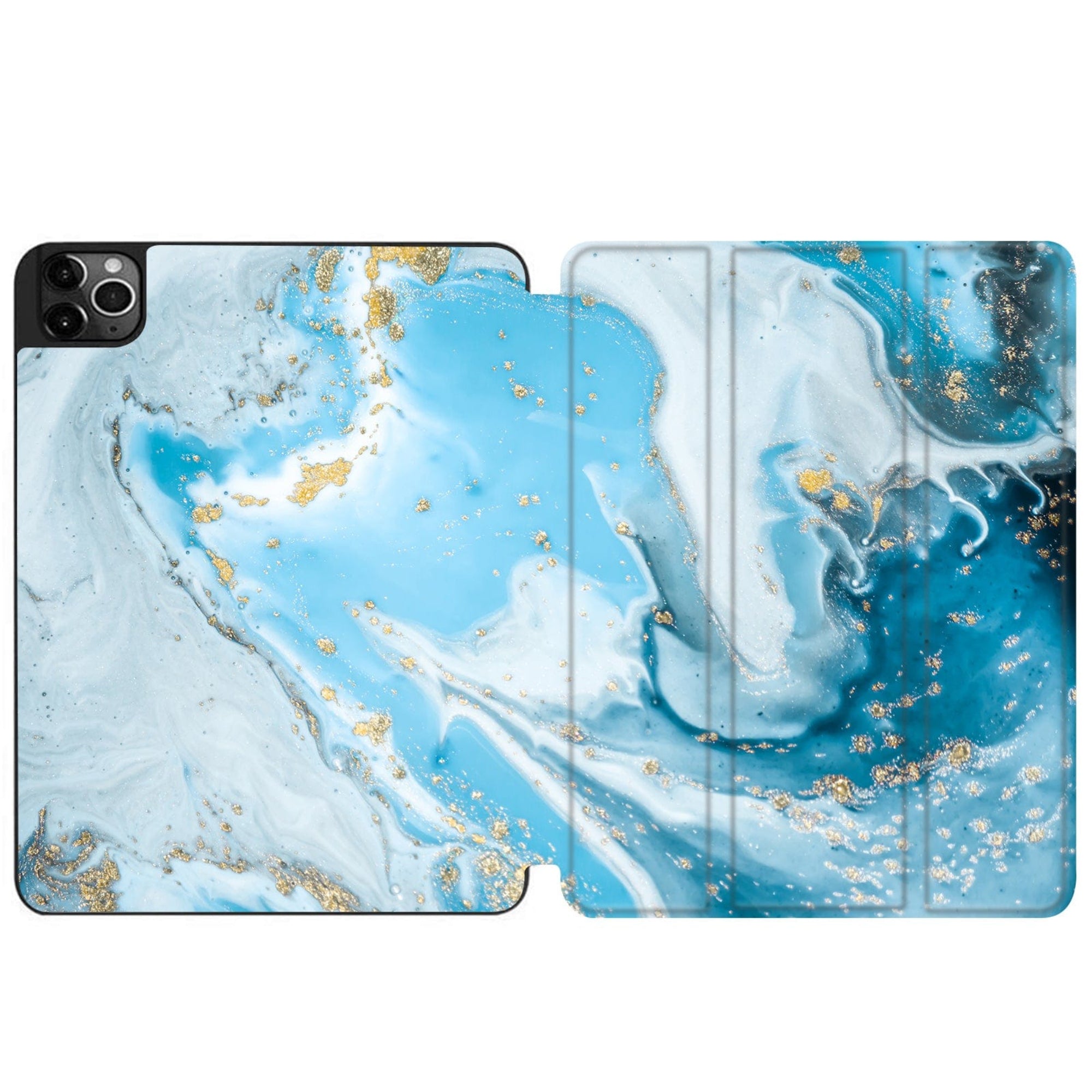 SAHARA - Inspire Series Marble Folio Case - iPad Pro 12.9" (4th, 5th, and 6th Generation)