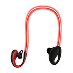 Wireless Neckband Earphones V4.1 HD Stereo Sweat-proof Headphones with LED Light Mic - 8Hrs Work, Running - 1 Pack