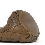 Lambskin Quilted Cloudy Bundle Hobo Beige